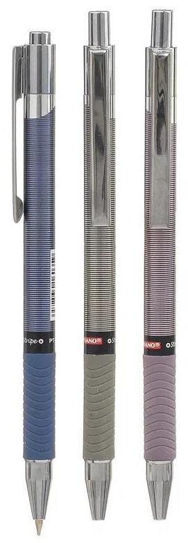 Piano PT-011 Soft Ink Blue Retractable Ballpoint Pen, 0.7 mm - Image 2