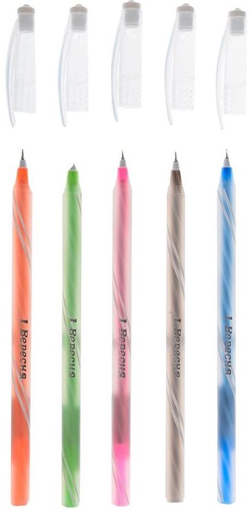 1 Veresnia 411828 Blue Oil-Based Pen, 0.6 mm - Image 2