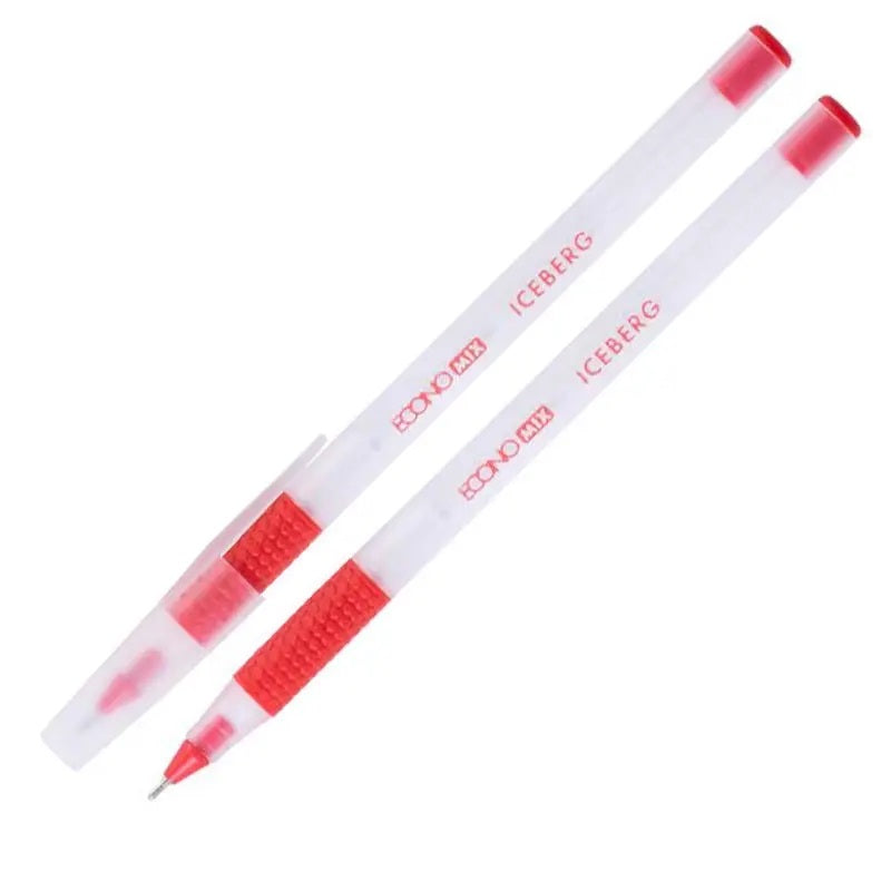 Economix Iceberg Red Oil-Based Pen, 0.7 mm - Image 3
