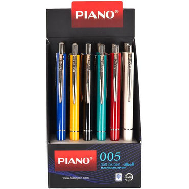 Piano 005 Blue Retractable Ballpoint Pen - Image 2