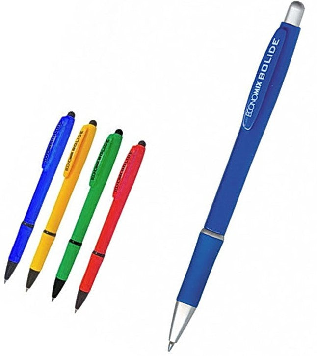 Economix Bolide Retractable Ballpoint Pen, 0.5 mm