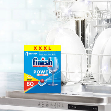Finish Power Essential Lemon Dishwasher Tablets, 80 pcs (Price per 1 pc) - Image 2