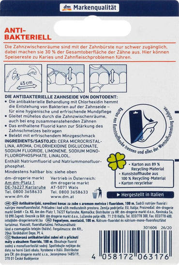 Dontodent Antibacterial Dental Floss, 100 m - Image 2