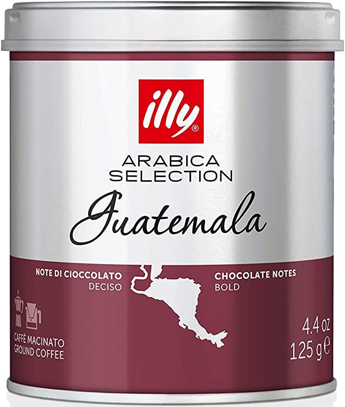 Illy Guatemala Ground Coffee Can, 125 g