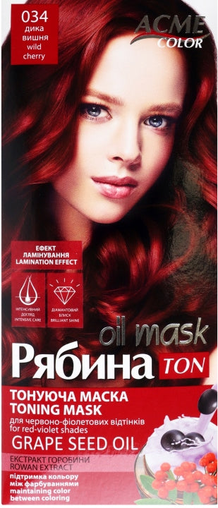 Acme Color Rowan 034 Wild Cherry Toning Hair Mask