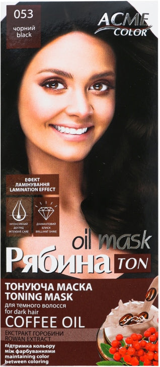 Acme Color Rowan 053 Black Toning Hair Mask