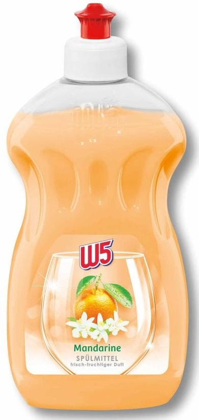 W5 Mandarin Dishwashing Liquid, 500 mL