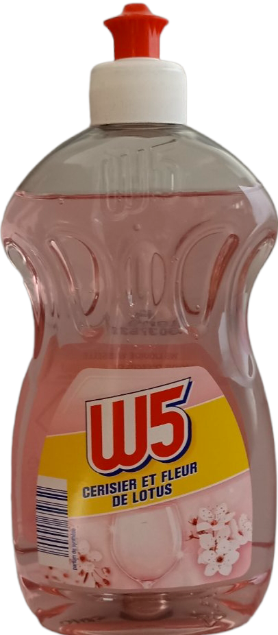 W5 Cherry Blossom & Lotus Flower Dishwashing Liquid, 500 mL