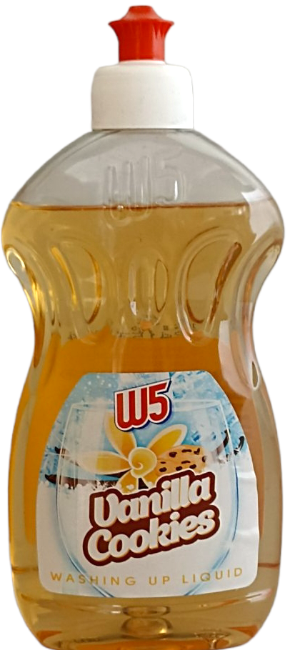 W5 Vanilla Cookies Dishwashing Liquid, 500 mL