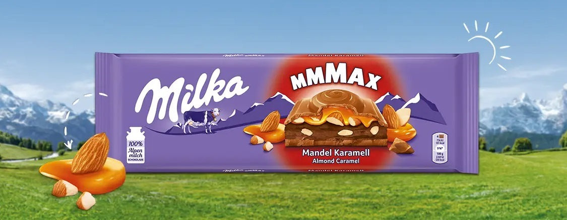 Milka Almond Caramel Milk Chocolate, 300 g - Image 2