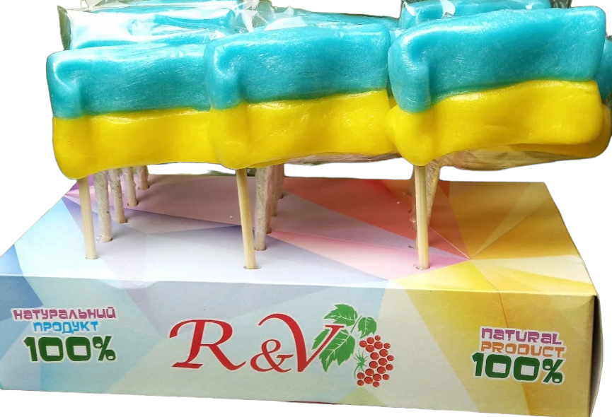 R&V Flag Lollipop, 50 g