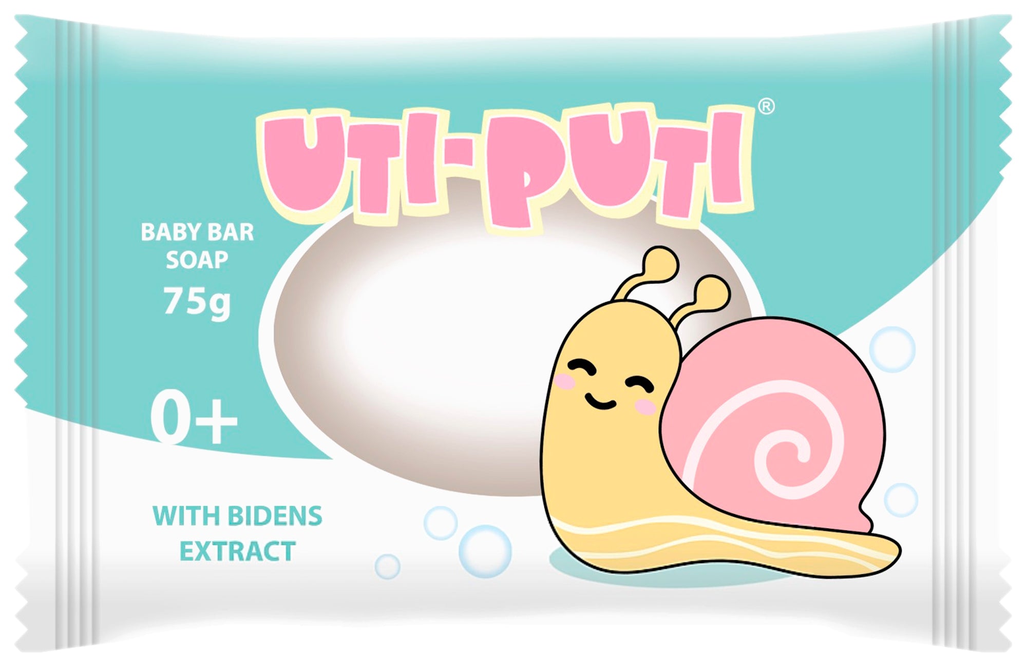 Uti-Puti String Herb Extract Kids Bar Soap, 75 g