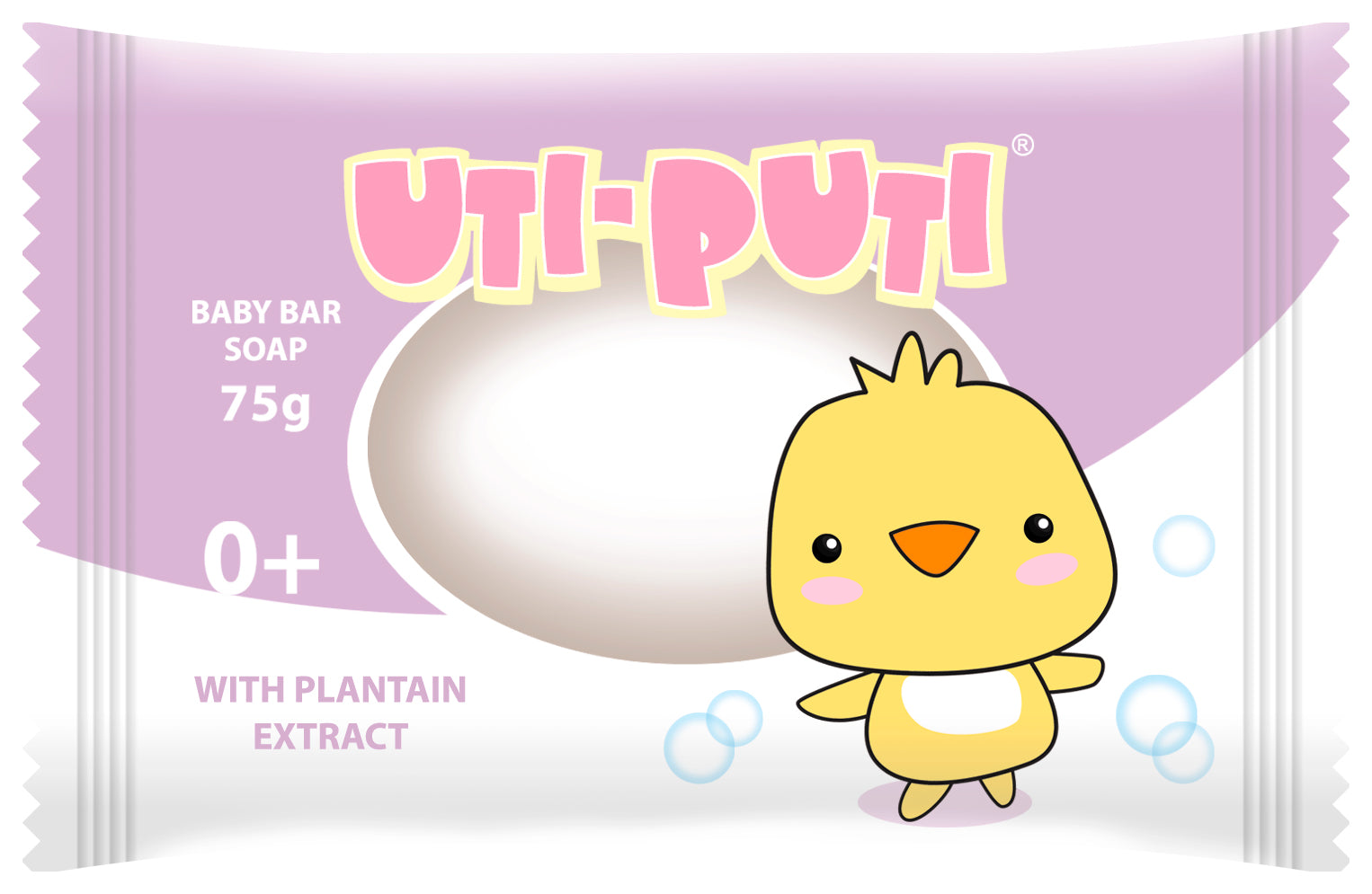 Uti-Puti Plantain Extract Kids Bar Soap, 75 g