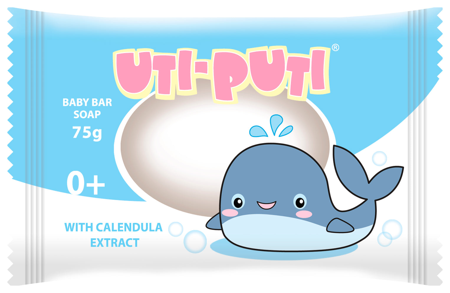 Uti-Puti Calendula Extract Kids Bar Soap, 75 g