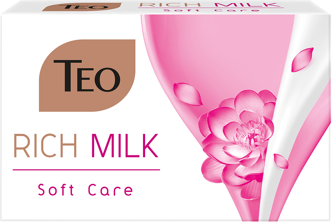 Teo Rich Milk Soft Care Bar Soap, 90 g