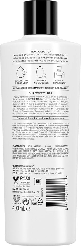 Tresemme Nourish Coconut Hair Conditioner, 400 mL - Image 2