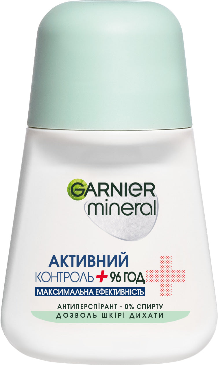 Garnier Active Control 96-Hour Women's Roll-On Deodorant, 50 mL