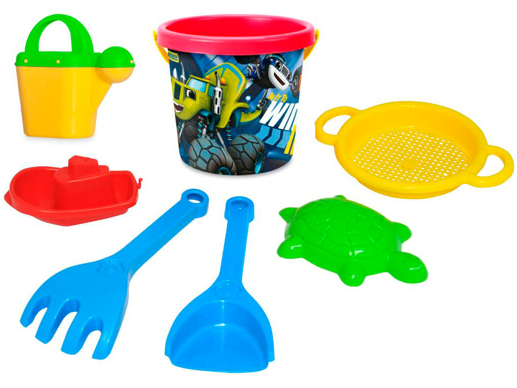 Tigres Blaze and the Monster Machines 81354 Sand Play Set, 7 pcs