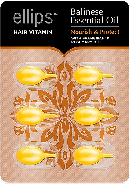 Ellips Balinese Essential Oil Hair Vitamin Capsules, 6 pcs