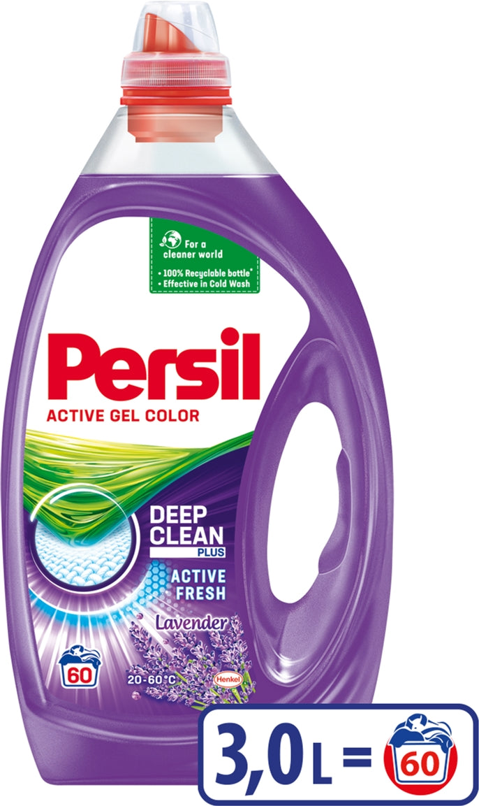 Persil Color Lavender Liquid Laundry Detergent, 3 L