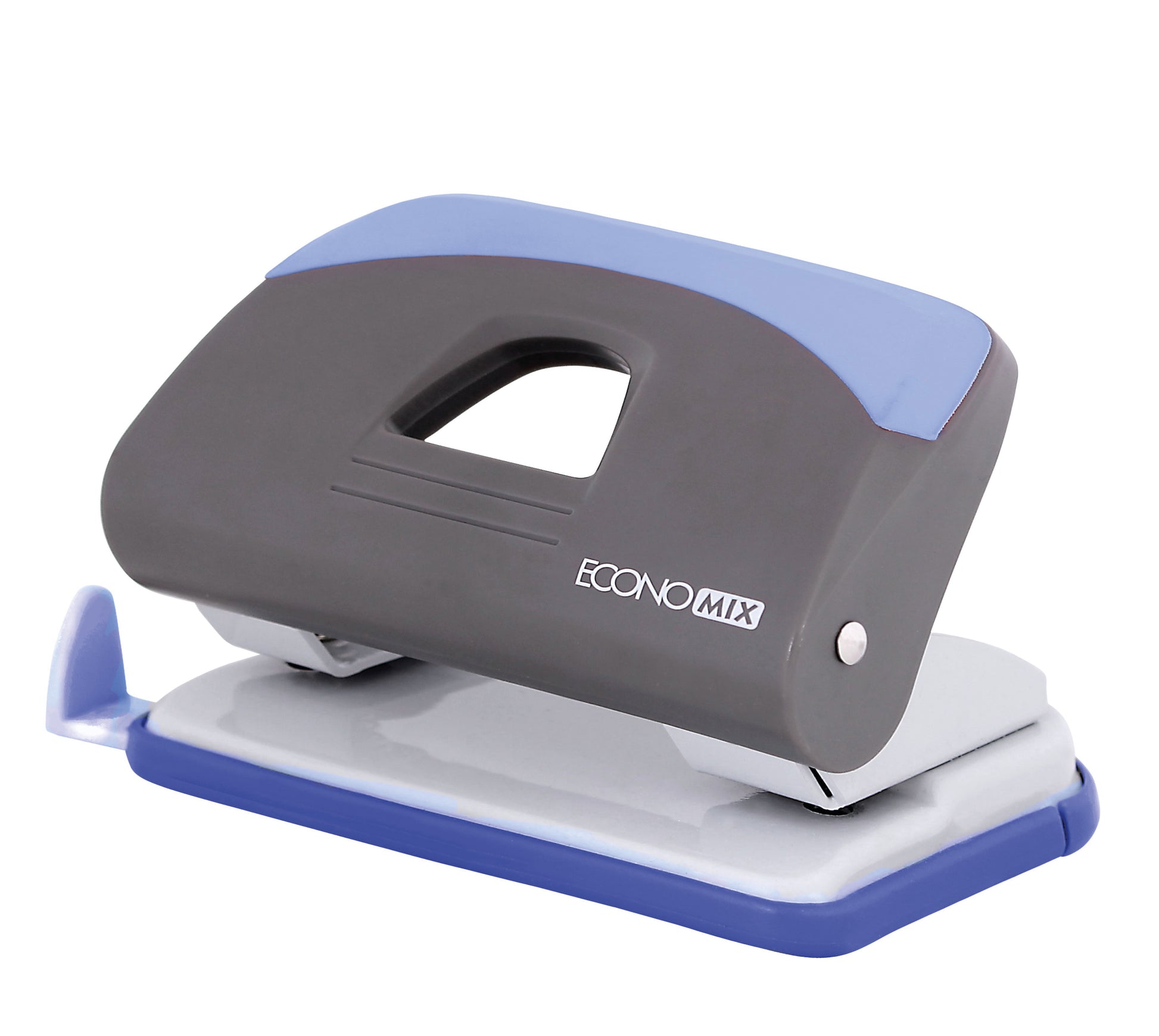 Economix 40127 Plastic Hole Punch for 10 Sheets, 8 cm