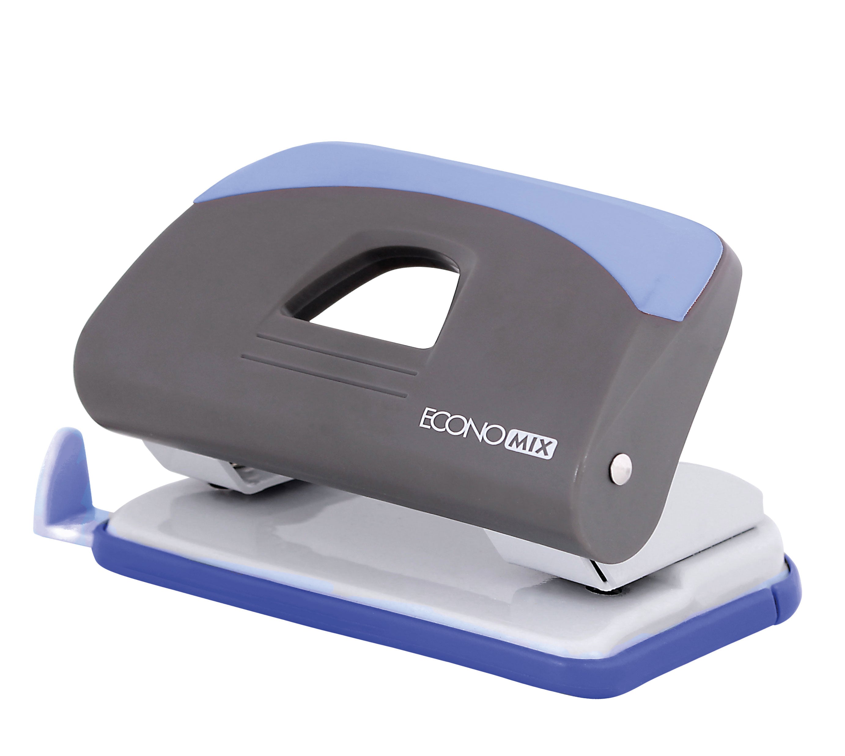 Economix 40127 Plastic Hole Punch for 10 Sheets, 8 cm