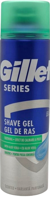 Gillette Series Sensitive Aloe Vera Shaving Gel, 200 mL