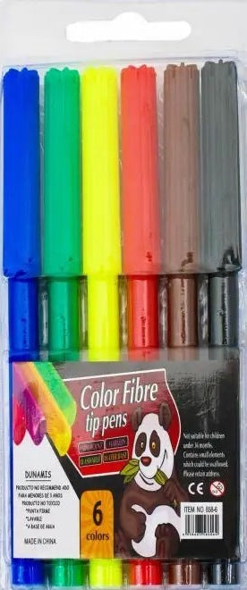 Panda 858-6 Markers, 6 Colors