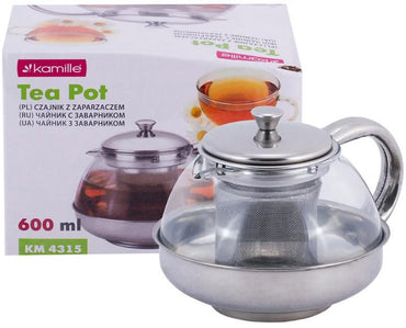 Kamille KM4315 Glass Teapot, 600 mL - Image 2