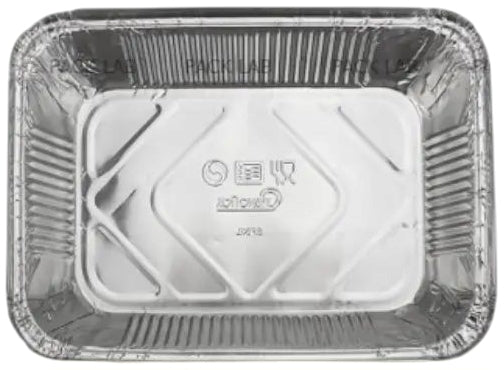 Light 64-L (SP64-L) Food-Grade Aluminum Foil Container with Lid, 960 mL