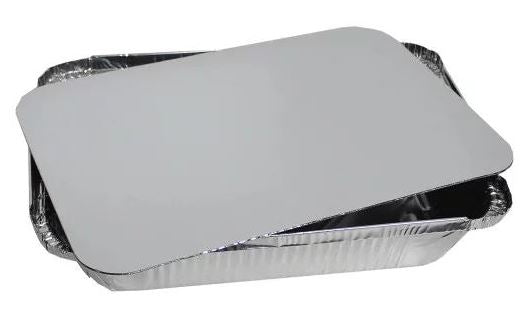 Light 64-L (SP64-L) Food-Grade Aluminum Foil Container with Lid, 960 mL - Image 2