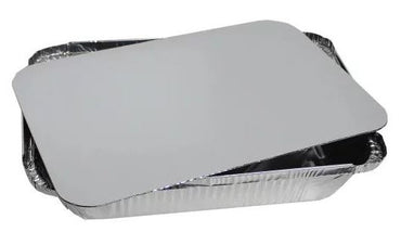 Light 64-L (SP64-L) Food-Grade Aluminum Foil Container with Lid, 960 mL - Image 2