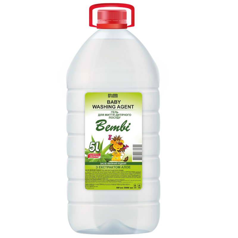 Armoni Bembi Baby Dishwashing Gel, 5 L