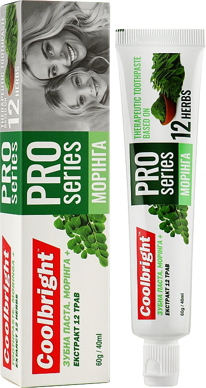 Coolbright PROseries Moringa Toothpaste, 40 mL
