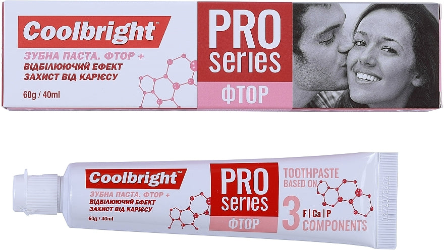 Coolbright PROseries Fluoride Toothpaste, 40 mL