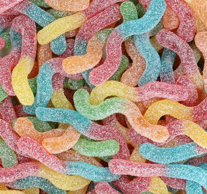 Trolli Glowworms Mix Up Gummy Candy, 150 g - Image 2