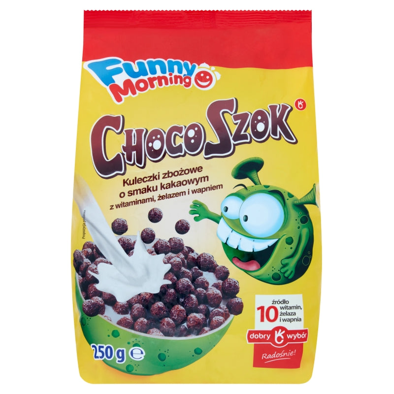 Funny Morning Choco Shock Balls, 250 g