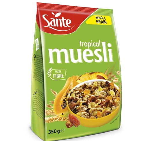 Sante Tropical Fruit Muesli, 350 g