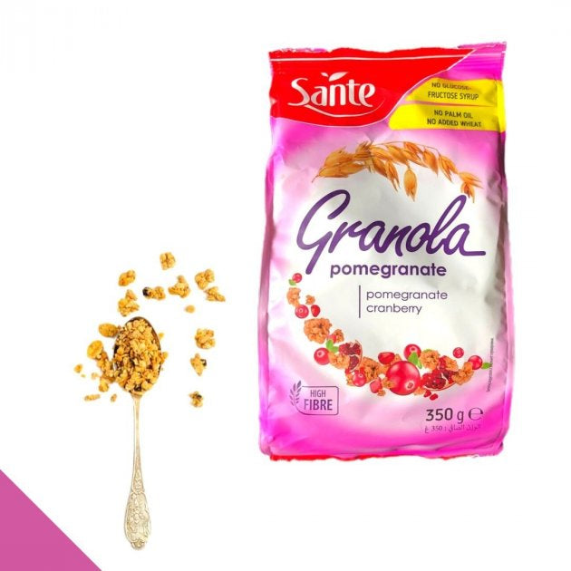 Sante Granola with Pomegranate & Cranberry Muesli, 350 g - Image 2