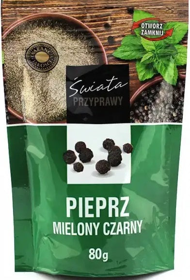 Ground Black Pepper, 80 g