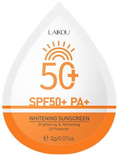 Laikou SPF 50+ Whitening Sunscreen Cream, 2 g