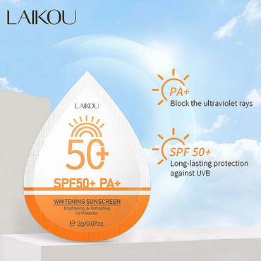 Laikou SPF 50+ Whitening Sunscreen Cream, 2 g - Image 2