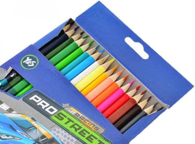 Yes Santoro Candy Kids Colored Pencils, 36 Colors, 18 pcs