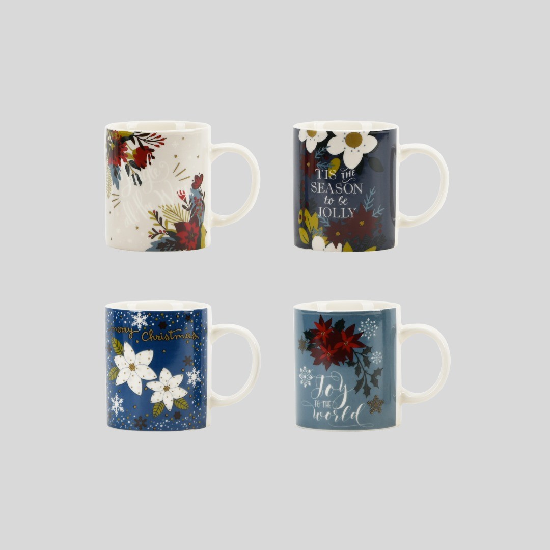 Vittora Floral VT-C-127325 Ceramic Mug, 325 mL