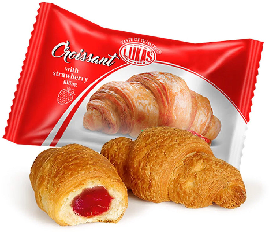 Lukas Strawberry-Filled Croissant, 45 g