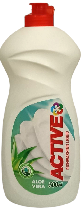 Active Aloe Vera Dishwashing Liquid, 500 mL