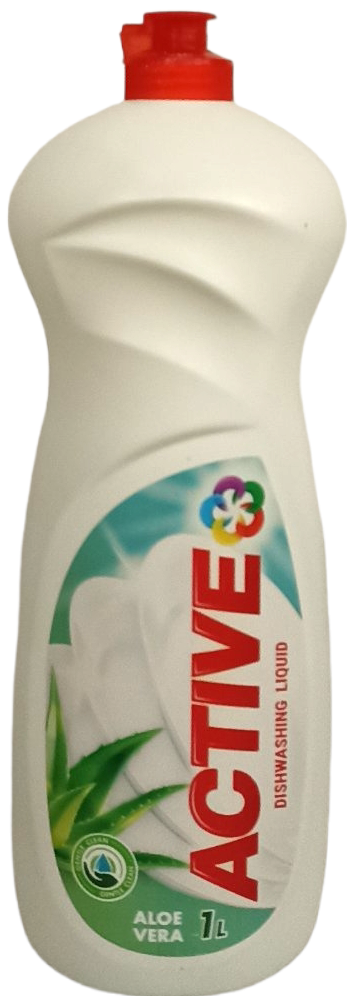 Active Aloe Vera Dishwashing Liquid, 1 L