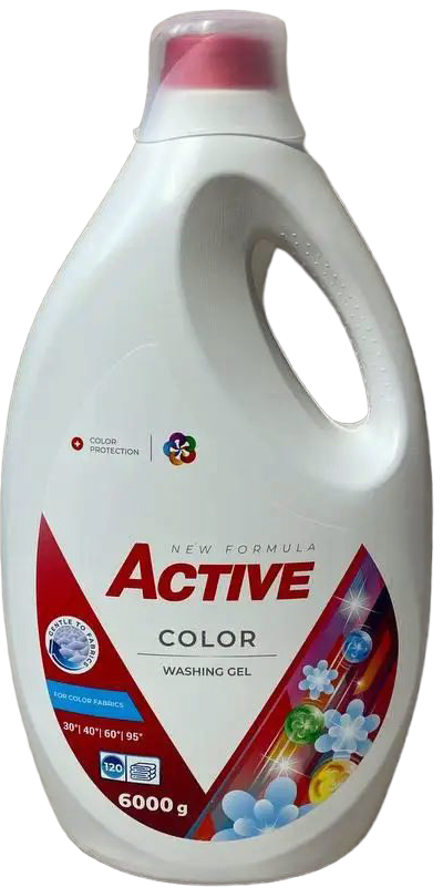 Active Color Laundry Detergent Gel, 120 Loads, 6 kg