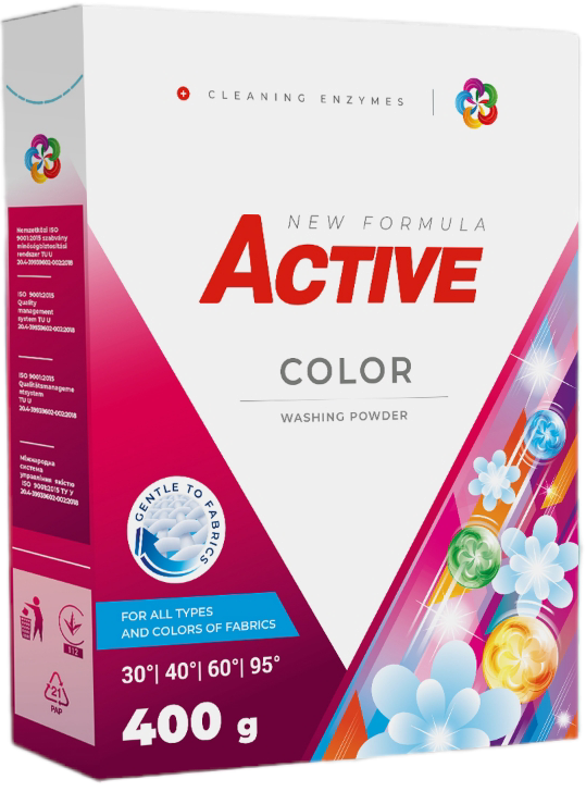 Active Color Universal Laundry Detergent Powder, 400 g