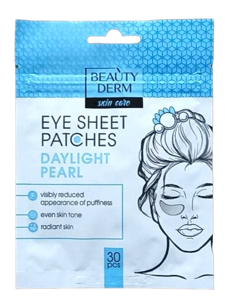 Beautyderm Daylight Pearl Fabric Under-Eye Patches, 30 pcs
